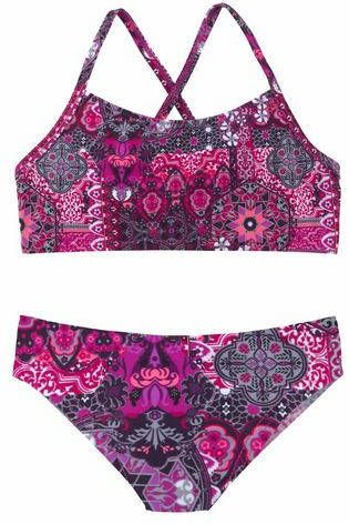 Buffalo Bustierbikini Shari Kids met speelse print