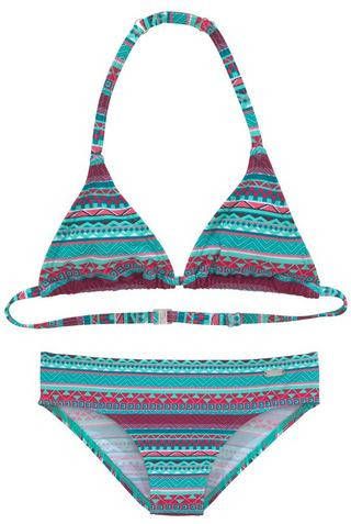 Buffalo Triangelbikini Lux Kids met abstracte print
