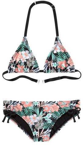 Chiemsee Triangelbikini met een bloemmotief