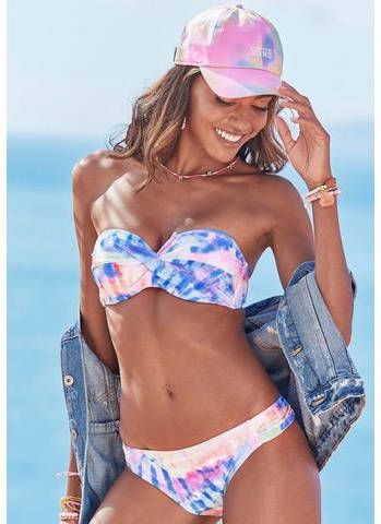 KangaROOS Beugelbikini in bandeaumodel in batikdesign