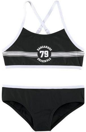 KangaROOS Bustierbikini Sporty met sportieve frontprint