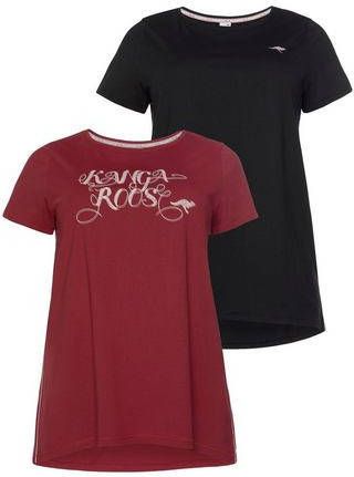 KangaROOS Lang shirt(set, 2 delig, Set van 2 )