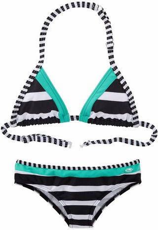 KangaROOS Triangelbikini Anita Kids met blokstrepen