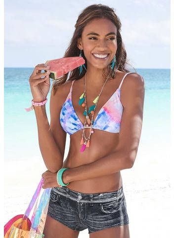 KangaROOS Triangelbikini met batikdesign