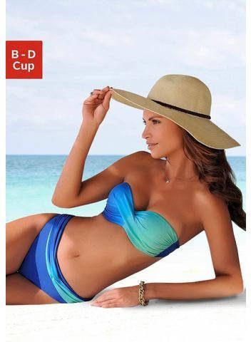 Lascana Beugelbikini in bandeaumodel in een modieus kleurverloop