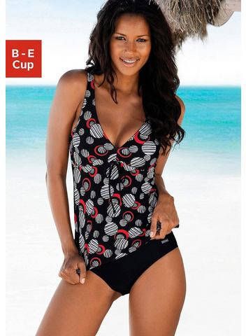 Lascana Beugeltankini in rondjes design