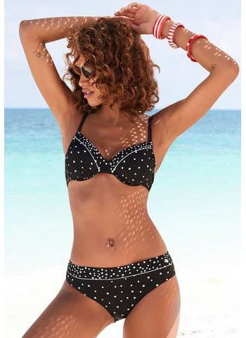 Lascana Bikinibroekje Leona, met stipjesprint