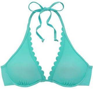 Lascana Bikinitop met beugels Scallop met gelaserde gegolfde rand