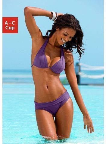 LASCANA triangelbikini met charmant plooieffect