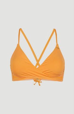 O'Neill Blue overslag triangel bikinitop Baay oranje