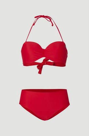 O'Neill strapless bandeau bikini Haava Malta rood