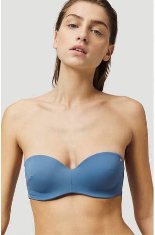 O'Neill strapless bandeau bikinitop Havaa C-cup blauw