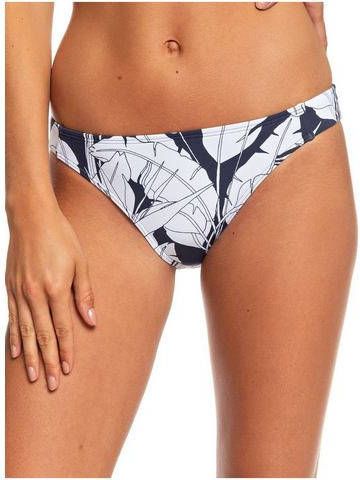 Roxy gebloemd bikinibroekje Beach Classics zwart/wit