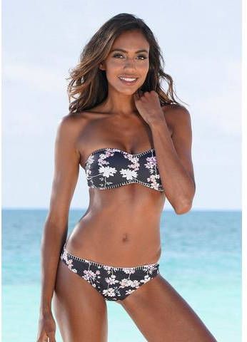 Sunseeker Bikinibroekje Ditsy in strak brasil model en met gehaakt randje