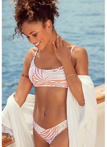 Sunseeker Bustierbikinitop AMARI met zomerse animal print