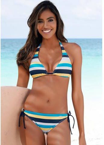 Venice Beach Triangelbikini met blokstrepen