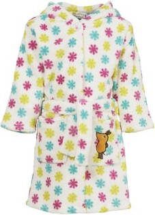 Playshoes Badjas Muis Meisjes Fleece Wit/roze/mint/116