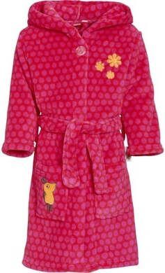 Playshoes Girl s Fleece badjas The Mouse Bathrobe rood
