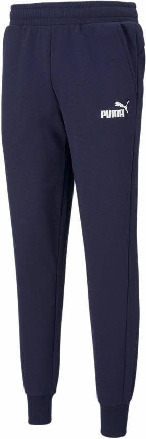 PUMA Essential Logo Fleece Trainingsbroek Donkerblauw