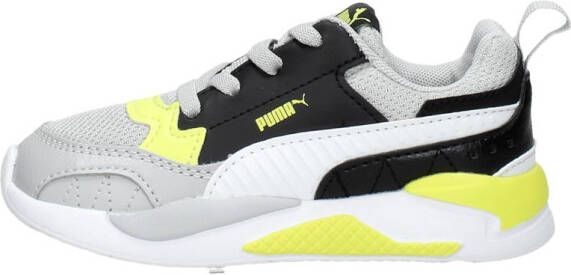 Puma X Ray 2 Square Jr sneakers lichtgrijs/wit/zwart/geel