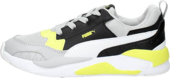 PUMA X Ray 2 Square Sneakers Peuters Lichtgrijs Wit Zwart Geel