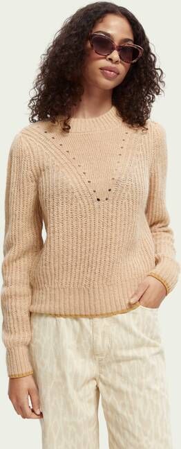 Scotch & Soda Hoodies & Sweatvesten Bruin Dames