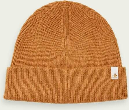 Scotch & Soda Unisex ribgebreide beanie