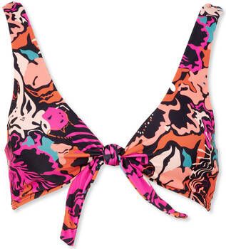 Oxbow Bikini Bedrukt halterbadpak met knoop O1MARIE