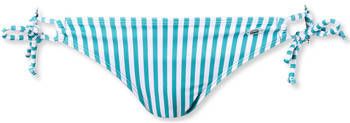 Oxbow Bikini Gestreepte bikinislip met knoopjes O1MYRTILLE