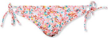 Oxbow Bikini Gestreepte bikinislip met knoopjes O1MYRTILLE