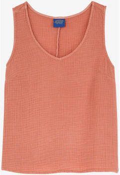 Oxbow T shirt Korte Mouw Effen top met V hals P1CALLUMA