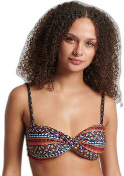 Superdry Bikini Haut de maillot de bain bandeau torsadé femme Vintage