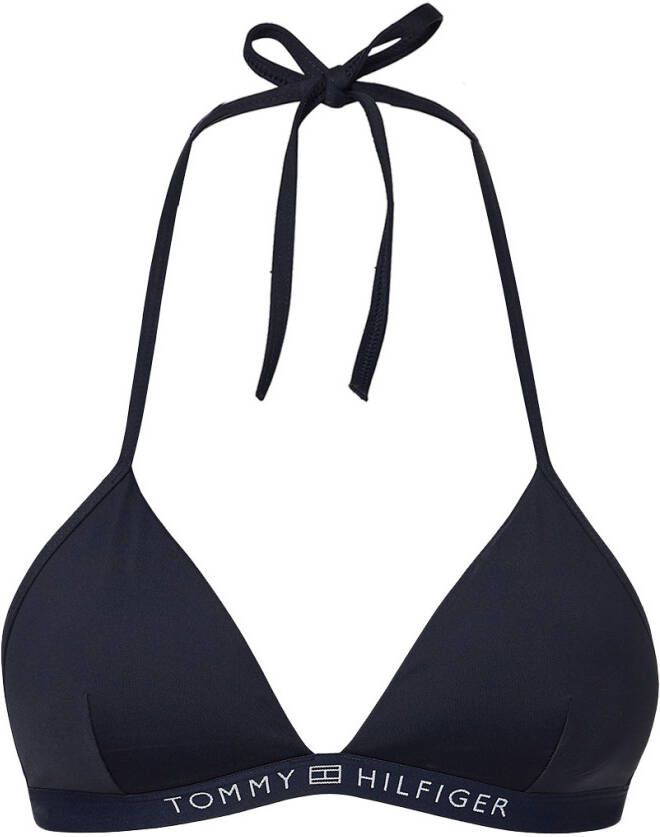 Tommy Hilfiger Swimwear Triangel bikinitop Clara met merkopschrift