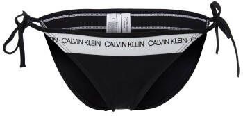 Calvin Klein CK Logo String Side Tie Bikini