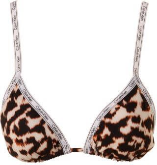 Calvin Klein Core Logo Tape Triangle Bikini Bra