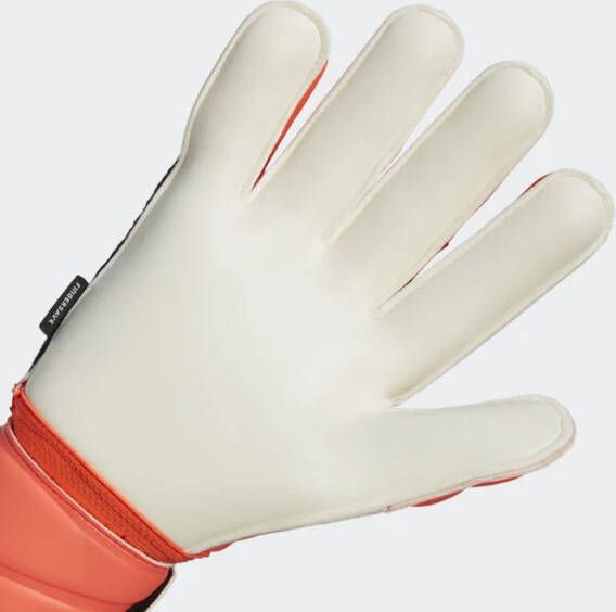 adidas predator edge fingersave match keepershandschoenen rood/oranje heren
