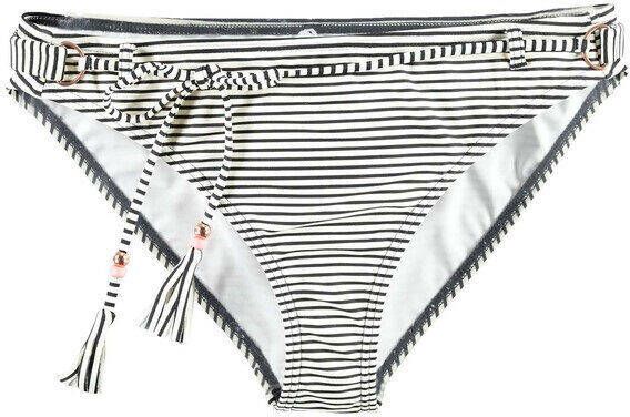 Brunotti gestreept bikinibroekje wit/zwart