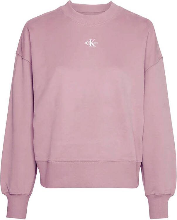 Calvin Klein Sweatshirt MICRO MONOLOGO CREW NECK