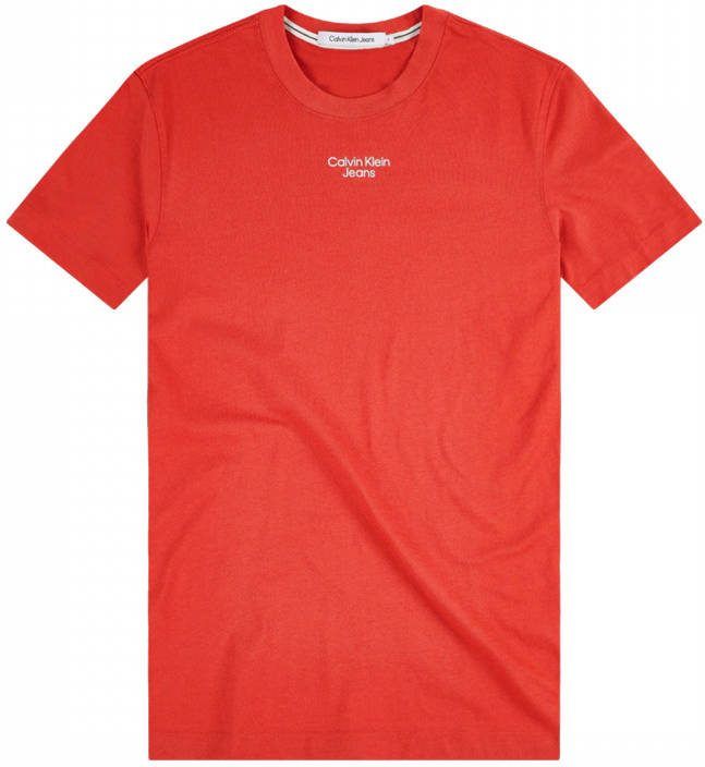 Calvin Klein T shirt man stacked logo tee j30j320595.xlv