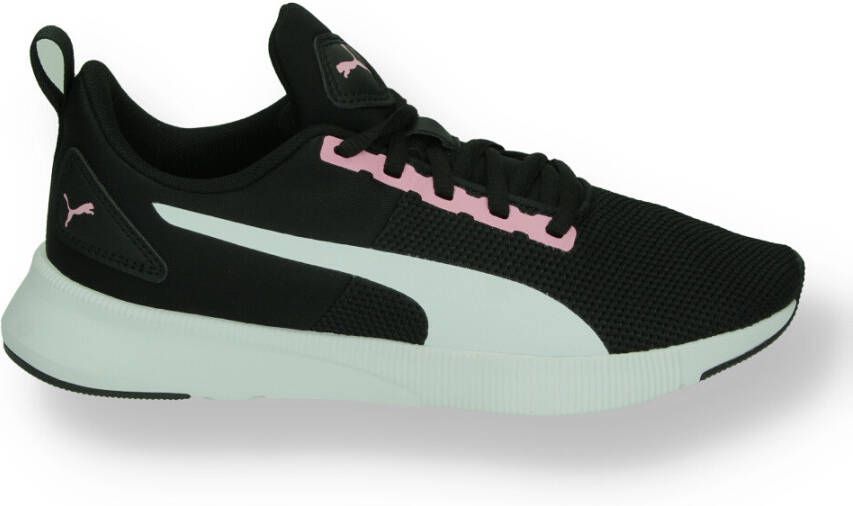 Puma flyer runner hardloopschoenen zwart/roze kinderen