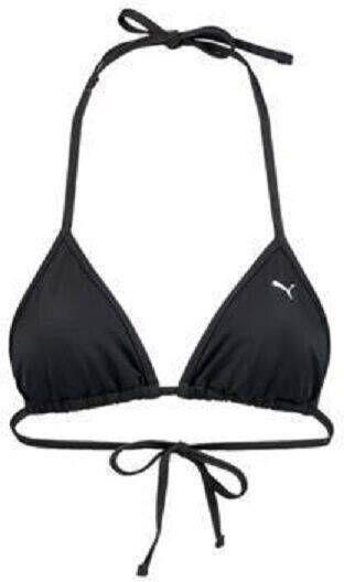 Puma Bikinis Triangle Bikini Top Zwart