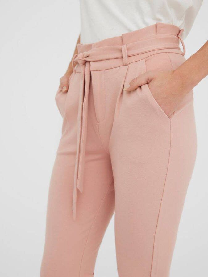 Vero Moda Broek high waist enkellange loose paperbag