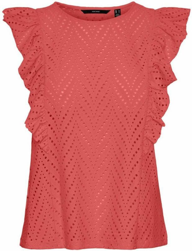 Vero Moda Mouwloze top ruches