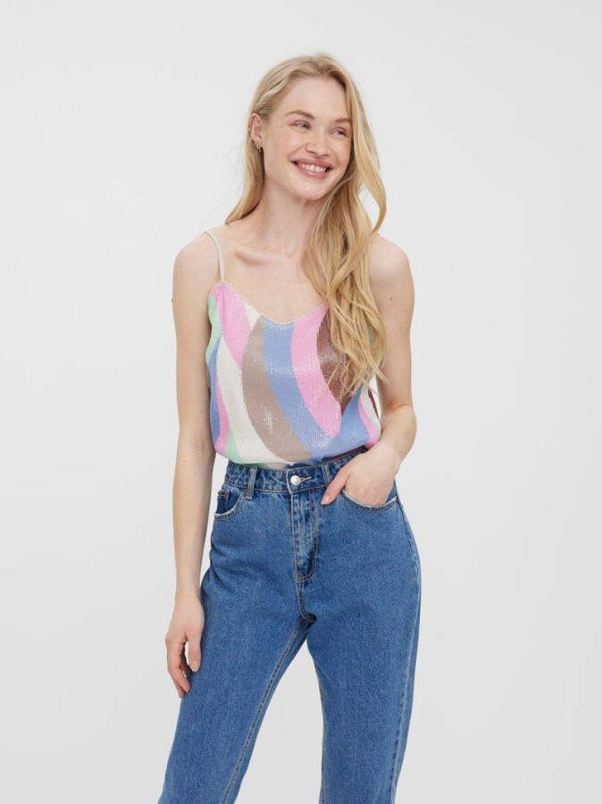 Vero Moda Top met bandjes v hals