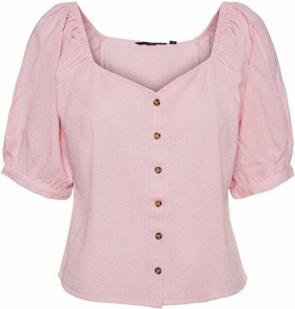 Vero Moda Top met korte mouwen knoop