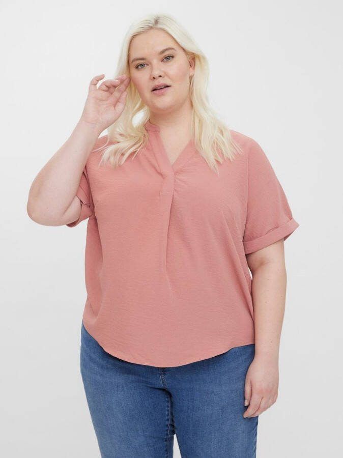 Vero Moda Top met korte mouwen v hals