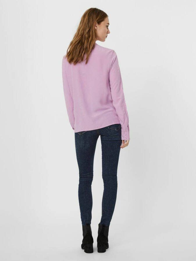 Vero Moda Top met lange mouwen geschulpte hals