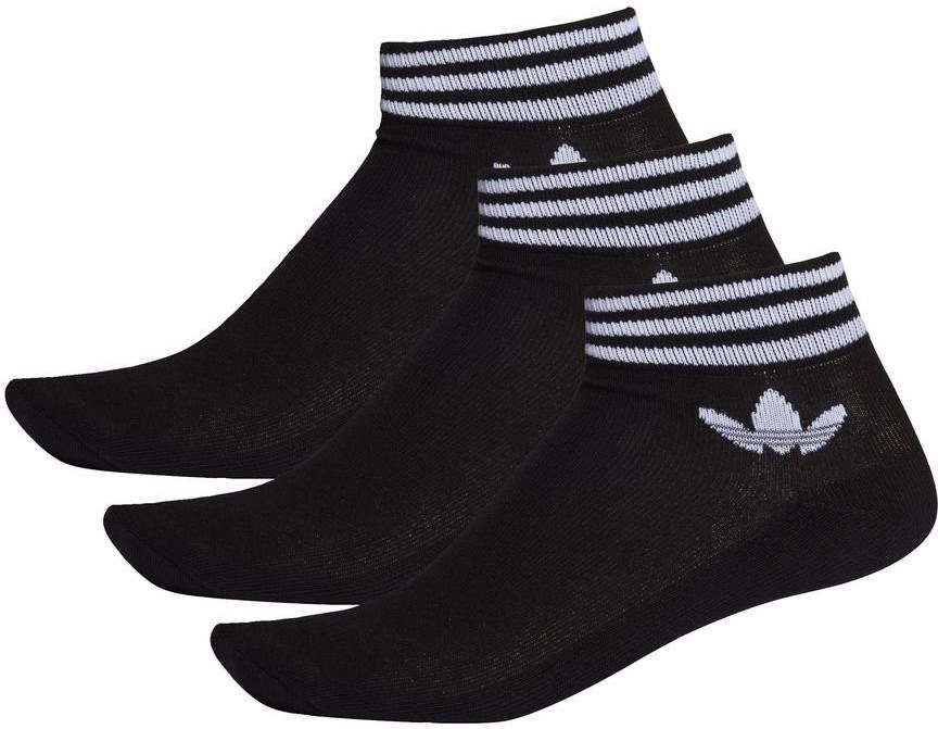 adidas Originals Sokken TREFOIL ANKLE SOKKEN, 3 PAAR met frotté(3 paar )