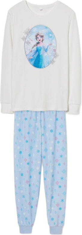 C&A Disney Frozen pyjama met printopdruk wit