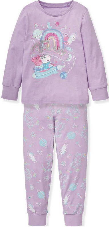 C&A Peppa pyjama van biologisch katoen paars